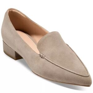 Cole HaanWomen's Valantina Pointed Toe Block Heel Loafers